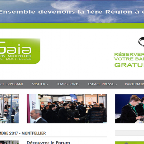 Atelier Frédéric Roignant sera présent au Forum EnerGaïa le 13 et 14 décembre 2017 au parc des expositions de Montpellier !